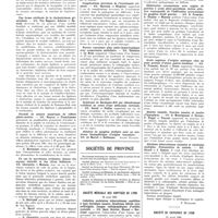 0789 - Page 785 - Sociétés de Paris. Société de neurologie. 4 mars 1937 / Sociétés de province / Société médicale des hôpitaux de Lyon. 20 avril 1937 / Société de chirurgie de Lyon. 15 avril 1937