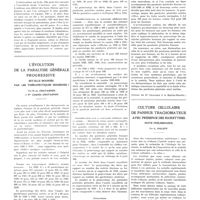 0804 - Page 800 - Travaux originaux. De l'entorse épicondylienne du ligament latéral interne du genou et de sa séquelle. La «maladie de Pellegrini-Stieda». Par L. Sabadini... / L'évolution de la paralysie générale progressive est-elle modifiée par les thérapeutiques modernes ? Par P.-A. Chatagnon et Mlle Camille Chatagnon / Culture cellulaire de pannus trachomateux avec présence des rickettsies (note préliminaire). Par L. Poleff