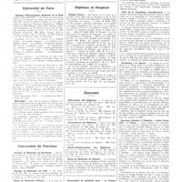 0818 - Page 814 - Chroniques, variétés et informations. Livres nouveaux. L'ivresse (physiologie de l'aliment excitant), par J. A. de Loureiro (Hermann et Compagnie), Paris, 1936 [René Hazard] / Université de Paris. Clinique thérapeutique médicale de la Pitié / Histologie / Universités de province. Faculté de médecine de Bordeaux / Faculté de médecine de Lille / Ecole de médecine d'Hanoï / Hôpitaux et hospices. Hôpital Tenon / Concours. Chirurgien des hôpitaux / Accoucheurs des hôpitaux / Electro-radiologistes des hôpitaux / Ecole de médecine de Rennes / Nouvelles. Hôpital Boucicaut / Prix de la fondation Léon-Bernard / Fondation J.-A. Sicard / Bourses d'études à l'institut «Carlo Forlanin» à Rome