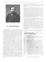 Pasteur en 1865 / Première page de la thèse de physique de Pasteur (1847) - La Presse médicale - [Ar [...]