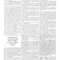 0982 - Page 980 - Travaux originaux. Hémiplégies par Thrombose de la carotide interne. Par MM. Egas Moniz, Almeida Lima et Rul de Lacerda... / Ostéomyélite à staphylocoque des os longs et fièvre typhoïde. Par Pierre Moiroud...