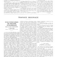 1063 - Page 1037 - F. de Lapersonne (1853-1937) [Nécrologie] [F. Terrien] / Travaux originaux. Étude physio-clinique des injections intradermiques. Action de la solution histamine-histidine. Par Émile Aron...