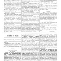 1084 - Page 1058 - VIe Congrès français de gynécologie (Toulouse, 15 au 18 mai 1937). Huitième rapport. I. Les récidives loco-régionales du cancer du col / II. Les métastases / III. Traitement de la douleur / Neuvième rapport. Le traitement du cancer du col pendant la gestation / Sociétés de Paris / Académie de chirurgie. 30 juin 1937