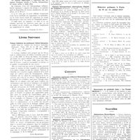 1091 - Page 1065 - Chroniques, variétés et informations. Correspondance. A propos des rechutes et récidives dans la diphtérie [Andreassian] / Livres nouveaux. Volume jubilaire du professeur Julien Constantin... (Masson et Compagnie, édit), Paris [Louis Blaringhem] / Université de Paris. Faculté de médecine / Clinique thérapeutique chirurgicale, hôpital de Vaugirard / Concours. Candidats assistants d'électro-radiologie des hôpitaux de Paris / Sanatoriums publics / Hôpitaux psychiatriques / Hôpital psychiatrique de La Charité-sur-Loire / Union régionale des caisses maladie-maternité de Dijon / Médecins présents à Paris du 18 au 24 juillet 1937 / Nouvelles. Distinctions honorifiques