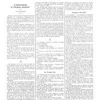 1153 - Page 1127 - Chroniques, variétés et informations. L'alimentation et l'homme moderne