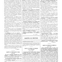 1165 - Page 1139 - Sociétés de Paris. Société de pathologie comparée. 11 mai 1937 / Société de stomatologie de Paris. 11 mai 1937 / Sociétés de province / Société de chirurgie de Bordeaux et du Sud-Ouest. 22 avril 1937 / Société de médecine de Marseille. 26 mai 1937