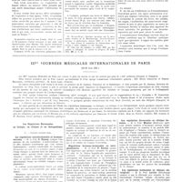 1177 - Page 1151 - Travaux originaux. Encombrement bronchique et atélectasie pulmonaire des opérés. Par Jacques-Hubert Dreyfus / IIIes journées médicales internationales de Paris (26-30 juin 1937) / Les régulations hormonales en biologie, en clinique et en thérapeutique