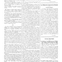1210 - Page 1184 - Chroniques, variétés et informations. Journées internationales de la santé publique / Société française d'histoire de la médecine. 8 mai 1937 / La médecine à travers le monde. Tchécoslovaquie / Livres nouveaux. Les disgrâces et les déficiences de la morphologie humaine : chirurgie réparatrice, plastique et esthétique de la poitrine et de l'abdomen, par Dartigues... (Editions René Lépine)... [P. Desfosses] / Les maladies d'après l'écriture, par Duparchy-Jeannez... (Albin Michel, édit), Paris, 1919