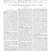 1217 - Page 1191 - Travaux originaux. L'étiologie du torticolis musculaire. Par Werner Schmid... / Bibliographie / IIIes journées médicales internationales de Paris (26-30 juin 1937) (suite et fin). IV. Régulations génitales