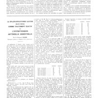 1271 - Page 1245 - Travaux originaux. De la roentgenthérapie par voie externes (transabdominale) comme premier temps du traitement du cancer cervico-utérin par M. R. Mathey-Cornat... / La splanchnicotomie gauche selon pende comme traitement électif de l'hypertension artérielle essentielle. Par le professeur Ciceri...