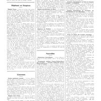 1379 - Page 1353 - Chroniques, variétés et informations. Universités de province. Ecole de médecine de Nantes / Hôpitaux et hospices. Hôpital Tenon / Concours. Postes médicaux vacants / Hôpitaux civil d'Oran / Hôpital psychiatrique du Mans / Hôpitaux de Poitiers / Nouvelles. Distinctions honorifiques / Groupement médical Franco-Tchéco-Slovaque de Paris et Journées médicales Franco-Tchéco-Slovaques / Journées orthopédiques de Paris et congrès français d'orthopédie / Congrès international du tourisme, du thermalisme et du climatisme / Corps de santé des troupes coloniales