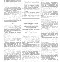 1382 - Page 1356 - Travaux originaux. Contribution à l'étude de la destruction des germes pathogènes dans l'eau de boisson par l'acide tartrique suivi ou non de sa neutralisation. Par H. Violle... / Bibliographie / A propos de deux cas de paralysie d'origine dentaire. Tentative d'explication des paralysies faciales périphériques. Improprement appelées «A frigore». Par Philippe Panneton...