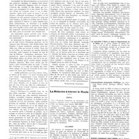 1394 - Page 1368 - Chroniques, variétés et informations. Les résurrectionnistes / La médecine à travers le monde. Brésil / Colombie / Livres nouveaux. Les interventions de pratique médicale courante. Technique. Indications, par Jean Olmer..., P. Buisson et M. Audier... (G. Don et Compagnie, éditeurs). Paris, 1936... [L. Rivet] / La mortalité à Paris et dans le département de la Seine, par G. Ichok. Préface de Henri Sellier... (Edition de l'Union des Caisses d'Assurances sociales de la Région parisienne), Paris, 1937... / Lebenschiksale krimineller zwillinge, par Heinrich Kranz (Julius Springer, éditeur), Berlin, 1936 [Henri Vignes] / Syphilis congénitale chez l'enfant, par C. Torrès Umana... (Cromos, éditeur). Bogota, 1935