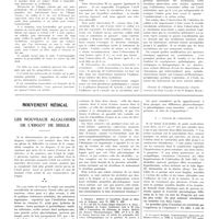 1400 - Page 1374 - Travaux originaux. Réflexion sur le syndrome d'embolie artérielle des membres. Par MM. Marc Iselin et R. Heim de Balsac / Mouvement médical. Les nouveaux alcaloïdes de l'ergot de seigle