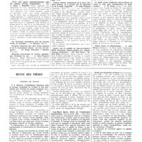 1405 - Page 1379 - Ier congrès de la société française d'ophtalmologie (Paris, faculté de médecine, 28-30 juin 1937). Communications diverses. Sur l'opération du décollement de la rétine par diathermocoagulation selon Weve. Déchirures de la rétine sans décollement / Cécité sans signes ophtalmoscopiques chez les enfants (formes congénitales) / Dilatation anévrismale de l'artère ophtalmique. Evolution du cas / Tumeur osseuse volumineuse de la paroi orbitaire externe, de la grande aile du sphénoïde et de la fosse temporale / Quatre cas de maladie de Laurence-Bardet-Bieldt (Syndrome adiposo-génital avec dégénérescence rétinienne) / La greffe morte tendineuse intra-sclérale en canon de fusil dans l'exentération du globe oculaire / Climat marin et ophtalmologie / Revue des thèses. Thèses de Paris. T. S. Albrecht. L'insuffisance hépatique dans le prurigo strophulus de l'enfant et son traitement par l'extrait de cynara scolymus (Maurice Lavergne, imprimeur), Paris, 1937 / Jean-Marie Boivin. Etude de l'exophtalmie basedowienne. Thèse de Paris, 11937 [A. Cantonnet] / Boulle. Les stomatites auriques (chez Degrange), Paris, 1937