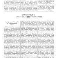 1408 - Page 1382 - Nécrologie. Étienne Rollet (1862-1937) [E. Velter] / Chroniques, variétés et informations. Voyage médical français en Tchécoslovaquie