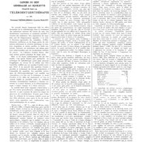 1461 - Page 1435 - Travaux originaux. Cancer du sein généralisé au squelette traité par la téléroentgenthérapie. Par MM. Fernand Trémolières et Lucien Mallet