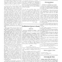 1506 - Page 1480 - Chroniques, variétés et informations. D'Arsonval / La médecine à travers le monde. Argentine / Italie / Correspondance. A propos de la vaccination par le B.C.G / [J.-B. Landau] / Médecins présents à Paris / Université de Paris. Clinique médicale, Hôp. Saint-Antoine / Clinique chirurgicale, Hôp. Cochin