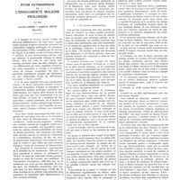 1549 - Page 1523 - Travaux originaux. Étude pathogénique de l'endocardite maligne. Par Lucien Cornil et André-X. Jouve...