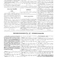 1628 - Page 1602 - Chroniques, variétés et informations. Nouvelles. Le congrès français de gynécologie / Corps de santé de la marine / Actes des facultés. Paris / Bordeaux / Hôpital Léopold-Bellan [M. Martiny] / Renseignements et communiqués