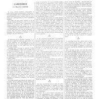 1629 - Page 1603 - Travaux originaux. L'aminémie. Par Maurice Loeper