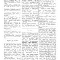 1651 - Page 1625 - Chroniques, variétés et informations. Université de Paris. Médecine légale / Obstétrique / Pathologie expérimentale et comparée / Pathologie médicale / Pharmacologie / Hôpitaux et hospices. Conférences du dimanche / Hôpital Ambroise-Paré / Concours. Assistants de consultation / Hôpital civil d'Oran / Nouvelles. Distinctions honorifiques / Hommage au Dr Sicard de Plauzoles / Prix de la société médicale des hôpitaux de Paris / Association des microbiologistes de langue française / Ski-Club médical / Corps de santé militaire