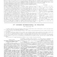 1656 - Page 1630 - Travaux originaux. La pression artérielle moyenne et l'école du professeur H. Vaquez. Par le Prof. A. I. Jarotzky... / Bibliographie / IVe congrès international de pédiatrie (Rome, 26-30 septembre 1937) / Première question. Les maladies neuropsychiques chez les enfants au point de vue clinique et social