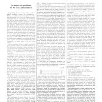 1665 - Page 1639 - Chroniques, variétés et informations. Un aspect du problème de la sous-alimentation