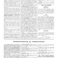 1716 - Page 1690 - Chroniques, variétés et informations. Nouvelles. Journées médicales Franco-Tchécoslovaques / XVIIIe salon des médecins, dentistes, pharmaciens et vétérinaires / Association française pour l'étude du cancer / La fédération nationale des médecins du Front / Chirurgie pulmonaire et sanatoriums publics et privés / Challenge René-Monal / Ecole d'anthropologie / Nécrologie / Actes des facultés. Bordeaux / Lyon / Toulouse / Renseignements et communiqués