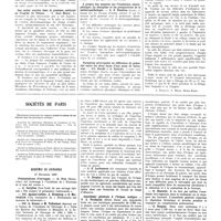 1724 - Page 1698 - Séance commune des trois sociétés fondatrices du congrès annuel des électro-radiologistes de langue française (Amphithéâtre de physique de la faculté de médecine de Paris) (Vendredi, 8 octobre 1937). De la mesure instantanée du métabolisme basal par une méthode physique / Les ondes courtes dans la pratique médicale au congrès de Vienne / A propos des mesures sur l'ionisation atmosphériques. La discipline et les perspectives de la météoropathologie / Variations provoquées de différence de potentiel entre les deux faces d'une peau de batracien / Electro-ionisation de l'air / Sociétés de Paris / Académie de chirurgie. 17 novembre 1937