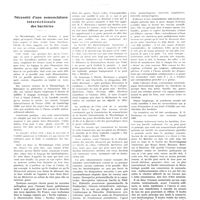 1729 - Page 1703 - Chroniques, variétés et informations. Nécessité d'une nomenclature internationale des bactéries