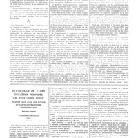 1783 - Page 1757 - Travaux originaux. Porphyrinurie primitive à forme paralytique. Par MM. R. Boulin, R. Garcin, Nepveux et Ortolan / Statistique de 37 cas d'ulcères perforés en péritoine libre. Traités (sauf 4 cas) par suture et gastro-entérostomie complémentaire. Résultats éloignés. Par Étienne Curtillet...