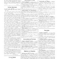 1795 - Page 1769 - Chroniques, variétés et informations. La médecine à travers le monde. Tchécoslovaquie / Livres nouveaux. La grande pagaïe (1914-1918), par M. Adolphe Javal... (Les éditions Danoël), Paris, 1937 [P. Nobécourt] / Livres reçus / Université de Paris. Faculté de médecine / Clinique médicale des Enfants-Malades / Chimie médicale / Universités de province. Faculté de médecine de Nancy / Ecole de médecine de Reims / Hôpitaux et hospices. Hôpitaux des chefs de services / Concours. Stomatologiste des hôpitaux / Sanatoriums de Villiers et d'Arnières / Hôtel-Dieu de Troyes / Nouvelles. Académie de médecine / L'académie Duchenne de Boulogne / Prix Albert-Robin