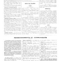 1892 - Page 1866 - Chroniques, variétés et informations. Nouvelles. Distinctions honorifiques / Hommage au professeur Bégouin / Hommage au docteur J. Belot / Fondation Léon-Frey / Nécrologie / Actes des facultés. Paris / Bordeaux / Lyon / Renseignements et communiqués