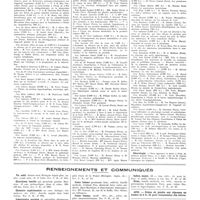 1908 - Page 1882 - Chroniques, variétés et informations. Nouvelles. Académie de médecine / Nécrologie / Renseignements et communiqués