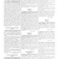 0077 - Page 39 - Orvosi Hetilap (Budapest). L. Armentano, A. Bentsath, T. Béres, I. Rusznyak et A. Szent-Györgyi. L'influence des flavones sur la perméabilité des veines capillaires. La vitamine P / F. Sz. Szolnoki. Le métabolisme du potassium chez les femmes enceintes normales et chez celles présentant des accidents toxiques / Il Policlinico [Sezione chirurgica] (Rome). A. Grassi. L'influence de la cholestérine sur le processus de guérison des fractures / Rivista di malariologia (Rome). G. Casini. Azione di alcuni preparati antimalarici sugli Infusori (Action de quelques préparations antimalariques sur les Infusoires) / Gruzlica (Varsovie). J. Chodowicki. Le glutathion et sa teneur quantitative dans le sang des malades atteints de tuberculose pulmonaire / Medycyna (Varsovie). V. Filinski. Syndromes rares de compression des nerfs au cours des affections du coeur et des gros troncs vasculaires / Romania medicala (Bucarest). P. Topa. Le traitement complémentaire des fractures opérées / Spitalul (Bucarest). D. E. Paulian et L. Popp. Petit osléome au niveau de l'éminence arquée du rocher droit Vertige labyrinthique / P. Dimitresco. La lithiase de la vaginale testiculaire / M. Lungle. Les péritonites appendiculaires