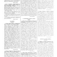 0173 - Page 87 - The Lancet (Londres). Lucy Wills, P. W. Clutter Buck et Barbara Evans. Un nouveau facteur dans la production et la guérison de certaines anémies macrocytiques / D. W. C. Northfield et Dorothy Russell. La destinée du bioxyde de Thorium (Thorotrast) dans l'artériographie cérébrale / La Clinica (Bologne). L. Docimo. Etudes cliniques et expérimentales sur la contracture de la paroi abdominale / G. Guerreri d'Antona. Un autre cas d'endartérite juvénile traité par surrénalectomie / Il policlinico [Sezione pratica] (Rome). D. Longo. Sur la spécificité de l'épreuve biologique avec le sérum sanguin pour le diagnostic du botulisme / G. Cardi. Valeur thérapeutique des infiltrations périarticulaires de novocaïne suivant la technique de Leriche dans les entorses et les arthrites traumatiques / F. Siacca. Chlorure de sodium et glycémie / Rivista di clinica medica (Florence). G. Dogliotti. La maigreur hypophysaire juvénile (Hypophysäre Magersucht de von Bergmann)