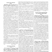 0225 - Page 113 - Gazette des hôpitaux (Paris). Warembourg et Laine. Les troubles neuro-végétatifs du rhumatisme articulaire aigu / Annales de médecine (Paris). Ludo van Bogaert, A. Froehlich et B. Stolz (avec la collaboration de L. Van Meel). Etude d'une forme osseuse monosymptomatique de la lipidose à cholestérine / A. Policard et A. Dufourt. Recherches expérimentales sur les pneumoconio-tuberculoses / Archives médico-chirurgicales de l'appareil respiratoire (Paris). Mariano R. Castex et S. Mazzei... Le pneumothorax spontané bénin par rupture des bulles sous-pleurales (Considérations sur 12 cas et leur interprétation étio-pathogénique) / Mariano R. Castex et S. Mazzei. Pneumothorax spontané bénin récidivant (Etude clinique et casuistique)