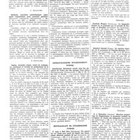 0311 - Page 156 - Munchener medizinische wochenschrift. Schmidt-Lange et Schreck. Mensuration des érythrocytes chez les sujets sains ou malades / Adelheim. Leucémie myéloblastique aiguë après impaludation pour paralysie générale / Lignac. Anomalie rénale, retard de croissance, rachitisme et trouble du métabolisme de la cystine / Deutsche zeitschrift für chirurgie (Berlin). Otto Diebold... Vasomotricité du poumon / Dermatologische wochenschrift (Leipzig). Szentkiralyi. Dermatose causée chez des pêcheurs de rivière par des éponges d'eau douce / Zentralblatt für gynaekologie (Leipzig). F. Leip et Karl Otto... Un cancer du col ayant pour point de départ une leucoplasie observée pendant 12 ans / Reinhold Wagner... Le diagnostic clinique de la grossesse par le procédé de Vischer et Bowman / Bohuslav Ostadal... La réaction chimique de la grossesse de Visscher-Bowman / N. J. Kustallov... Réaction permettant de diagnostiquer la grossesse normale ou ectopique au moyen des infusoires