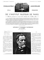 Cinquantième anniversaire de la fondation de l'Institut Pasteur de Paris / Louis Pasteur - La Presse [...]