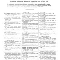 0097 - Page 49 - Mars 1939. [1] Le Bulletin médical..., Paris... / [2] Le Concours médical..., Paris... / [3] Gazette des hôpitaux civils et militaires..., Paris... / [4] Gazette médicale de France et des pays de langue française..., Paris...