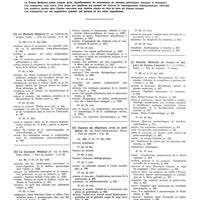 0193 - Page 97 - Juin 1939. [1] Le Bulletin médical..., Paris... / [2] Le Concours médical..., Paris... / [3] Gazette des hôpitaux civils et militaires..., Paris... / [4] Gazette médicale de France et des pays de langue française..., Paris...