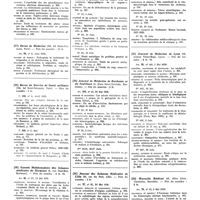 0199 - Page 100 - Juin 1939. [16] Revue de chirurgie..., Paris... / [17] Revue de médecine..., Paris... / [18] Revue du service de santé militaire..., Paris... / [19] Gazette hebdomadaire des sciences médicales de Bordeaux..., Bordeaux... / [20] Journal de médecine de Bordeaux et du Sud-Ouest..., Bordeaux... / [21] Journal des sciences médicales de Lille..., Lille... / [22] Journal de médecine de Lyon..., Lyon... / [23] Marseille médical..., Marseille...