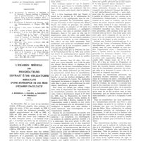 1316 - Page 1312 - Travaux originaux. Étude expérimentale et clinique d'un nouvel analeptique cardiovasculaire : l'éther benzylique de la benzyl-éthyl-méthylamine ou 202. Par MM. L. Dautrebande, R. Charlier, F. Nogarède et W. Bruninx / Bibliographie / L'examen médical des procréateurs devrait être obligatoire. Résulats d'une expérience de dix mois d'examen facultatif. Par J. Boisseau, J. Ciaudo, A. Bouisset et Mlle Presciat...