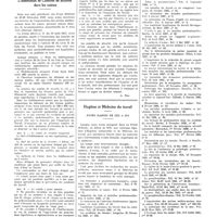 1402 - Page 1398 - Notes de médecine pratique. Hygiène et médecine du travail. Publiées sous la direction de M. A. Feil. La maladie de Dupuytren peut-elle avoir une origine professionnelle ? / L'institution de Comités de sécurité dans les usines / Hygiène et médecine du travail. Notes parues de 1935 à 1941