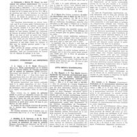 0007 - Page 4 - The journal of the American medical Association (Chicago). Hyman Miller et George Piness. L'histaminase dans le traitement de l'allergie / A. Goldsmith et Melvin W. Binger. Le traitement des oedèmes néphrotiques / Surgery, gynecology and obstetrics (Chicago). J. A. Layne et G. C. Bergh... Etude expérimentale sur la douleur dans le tractus biliaire de l'homme provoquée par le spasme du sphincter d'Oddi / J. Scudder, D. R. Corcoran et Ch. R. Drew... Etudes sur la conservation du sang ; la teneur en potassium du sang du cadavre / Fr. F. Boyce... La maladie thyroïdienne chez le nègre du sud / Acta Medica Scandinavica (Stockholm). A. Van Bogaert et F. Van Baarle... Recherche des hormones surrénalotropes hypophysaires dans le liquide céphalo-rachidien au cours de l'hypertension artérielle chez l'homme et chez le chien / H. C. Lassen et S. Thomsen... Traitement de la mononucléose infectieuse par le sérum de convalescent