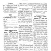 0057 - Page 29 - Paris médical. N. Fiessinger. Les ictères additionnés / L'hôpital (Paris). R.-J. Weissenbach et G. Bouwens. Traitement du rhumatisme psoriasique (fin) / La semaine des hôpitaux de Paris (Paris). R. Fauvert. Y. Villars et Pierre Cagnat. Etude bactériologique et biologique des plaies de guerre / Journal de médecine de Bordeaux et du Sud-Ouest. Verger et Hypousteguy. Les paraplégies dans la spirochétose ictéro-hémorragique / M.-L. Servantie. Modifications biochimiques du sang au cours de la conservation. Les échanges minéraux globulo-plasmatiques. Leur importance / Lyon médical. Mouriquand. Sur la dystrophie inapparente du lait de vache / Archives des maladies de l'appareil digestif et des maladies de la nutrition (Paris). Gaston Durand... La causalgie digestive. Douleurs à formes de brûlures de l'oesophage de l'estomac, du gros intestin