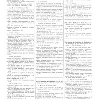 0013 - Page 7 - Février 1941. [8] La Presse médicale..., Paris... / [9] La Semaine des hôpitaux..., Paris... / [10] L'Echo médical du Nord..., Lille... / [11] Journal de médecine de Bordeaux et du Sud-Ouest..., Bordeaux...
