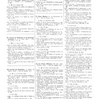 0027 - Page 14 - Mars 1941. [4] Gazette médicale de France..., Paris... / [5] Journal de médecine et de chirurgie pratiques..., Paris... / [6] Journal des praticiens..., Paris... / [7] Paris médical..., Paris... / [8] La Presse médicale..., Paris...