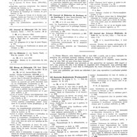 0045 - Page 23 - Avril 1941. [12] Archives des maladies de l'appareil digestif et des maladies de la nutrition..., Paris... / [13] Journal de chirurgie..., Paris... / [14] La Médecine..., Paris... / [15] Revue de chirurgie..., Paris... / [16] Journal de médecine de Bordeaux et du Sud-Ouest..., Bordeaux... / [17] L'Echo médical du Nord..., Lille... / [18] Journal des sciences médicales de Lille..., Lille... / [19] Deutsche Medizinische Wochenschrift..., Leipzig...